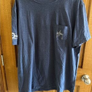 Blue Guy Harvey Graphic T-Shirt Xl